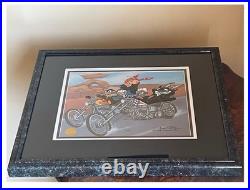Chuck Jones Signed Limited Edition Art Framed, COA Classic Looney Tunes