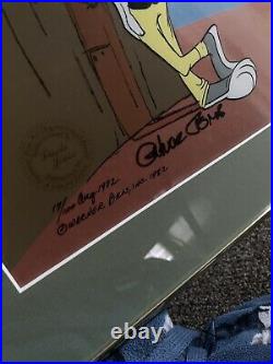 Chuck Jones Signed Limited Edition Cel 17/100 Autograph Bugs Bunny Sheriff 1982