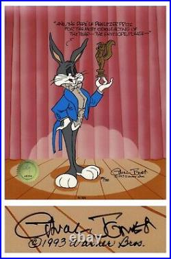 Chuck Jones Signed Limited Edition Cel of Bugs Bunny