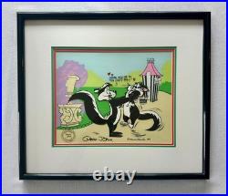 Chuck Jones Signed Limited Edition Pepe Le Pew Serigraph #187/300 Warner Bros