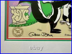 Chuck Jones Signed Limited Edition Pepe Le Pew Serigraph #187/300 Warner Bros