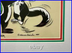 Chuck Jones Signed Limited Edition Pepe Le Pew Serigraph #187/300 Warner Bros