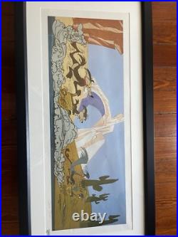 Chuck Jones Signed Limited Edition Print Coyote Parent and Road Runner Parent