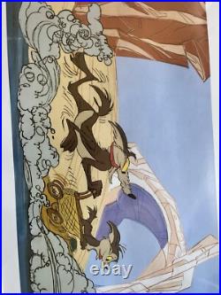 Chuck Jones Signed Limited Edition Print Coyote Parent and Road Runner Parent