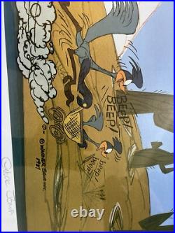 Chuck Jones Signed Limited Edition Print Coyote Parent and Road Runner Parent