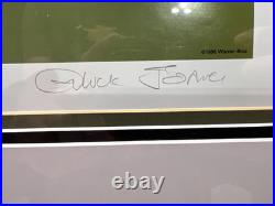 Chuck Jones Signed Limited Edition Print Daffy Duck Leap Frog