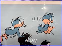 Chuck Jones Signed Limited Edition Print Daffy Duck Leap Frog