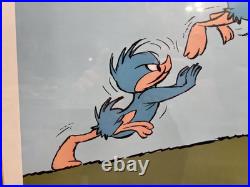 Chuck Jones Signed Limited Edition Print Daffy Duck Leap Frog