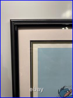 Chuck Jones Signed Limited Edition Print Daffy Duck Leap Frog