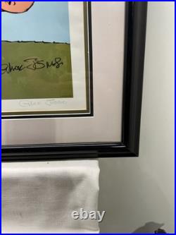 Chuck Jones Signed Limited Edition Print Daffy Duck Leap Frog