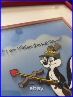 Chuck Jones Signed Pepe Le Pew Cel #189/200 Framed WB Art