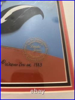 Chuck Jones Signed Pepe Le Pew Cel #189/200 Framed WB Art