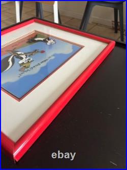 Chuck Jones Signed Pepe Le Pew Cel #189/200 Framed WB Art