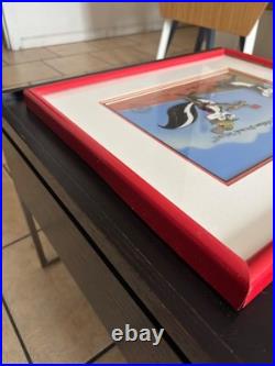 Chuck Jones Signed Pepe Le Pew Cel #189/200 Framed WB Art