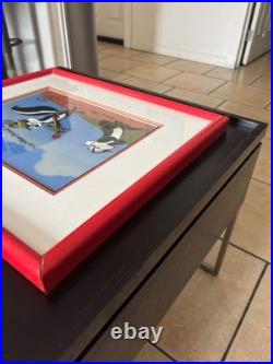 Chuck Jones Signed Pepe Le Pew Cel #189/200 Framed WB Art