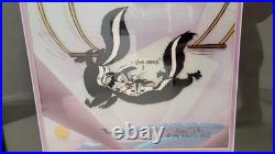 Chuck Jones Signed Pepe Le Pew and Penelope Kitty Catch Cel Art