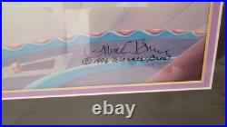 Chuck Jones Signed Pepe Le Pew and Penelope Kitty Catch Cel Art