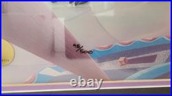 Chuck Jones Signed Pepe Le Pew and Penelope Kitty Catch Cel Art