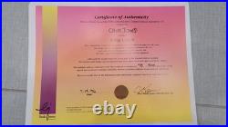 Chuck Jones Signed Pepe Le Pew and Penelope Kitty Catch Cel Art