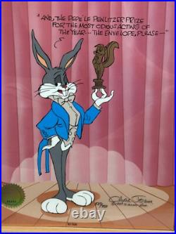 Chuck Jones Signed Pewlitzer Prize LE 10x12 Animation Cel 527/750