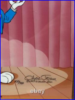 Chuck Jones Signed Pewlitzer Prize LE 10x12 Animation Cel 527/750