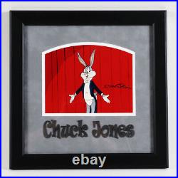 Chuck Jones Signed Photo Display Bugs Bunny COA PSA/DNA