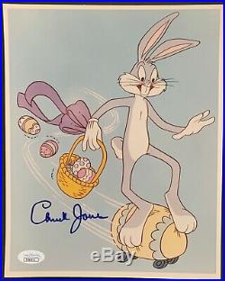 Chuck Jones Signed Photo JSA COA 8x10 Autograph Bugs Bunny Looney Tunes
