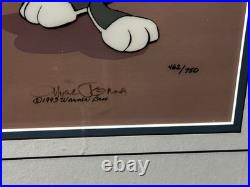 Chuck Jones Signed Rabbit Of Seville III LE Animation Cel Bugs Bunny Elmer Fudd