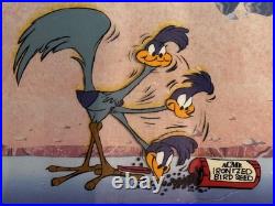 Chuck Jones Signed Road Runner & Wile Coyote ACME BIRD SEED Cel Ltd Edition