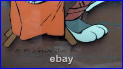 Chuck Jones Signed Sound Stage, Ltd Ed Cel, WB 1991 Framed BEST OFFER