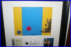 Chuck Jones Signed The Dot And The Line Framed Limited Cel Large Piece Coa