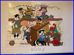 Chuck Jones Signed Wed Wivver Wahwee' Hand Painted Animated Cel