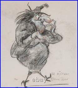 Chuck Jones Signed Witch Hazel Limited Edition Giclée Print #62/120 Framed LJE