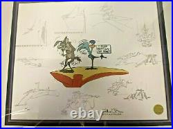Chuck Jones Signed Zoom & Bored Limited Edition 219/250 Animation Cell