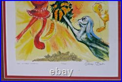 Chuck Jones Signed and numbered Bugs Bunny Lithograph 14 Carrot Offering. 1991