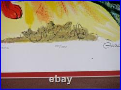Chuck Jones Signed and numbered Bugs Bunny Lithograph 14 Carrot Offering. 1991