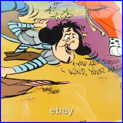 Chuck Jones Sir Loin of Beef Bugs Bunny Hand Signed painted Looney Tunes cel