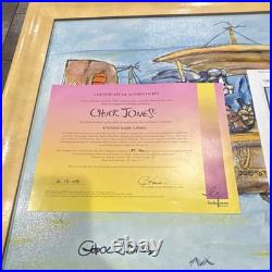 Chuck Jones Studios Signed Framed Lim Ed Giclee Bugs Bunny COA #27/400