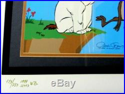 Chuck Jones Suspended Animation Cel Signed By Jones #493/750 Warner Bros Gem