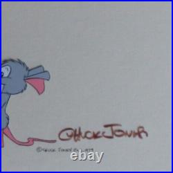 Chuck Jones The Cricket in Times Square Original Production Cel, Signed 1979