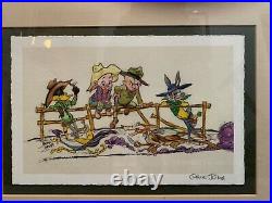 Chuck Jones, The Good, The Bad And The Hungry mini Giclee Signed By Chuck Jones