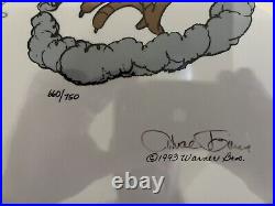 Chuck Jones Turnabout is Fair Play Signed Painting