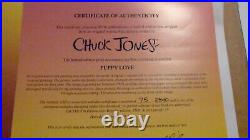 Chuck Jones-Warner Brothers-Limited Edition Paper/Kitty-Puppy Love
