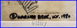 Chuck Jones Wile E Coyote Roadrunner Cartoon Cell Autograph Original Hand Signed