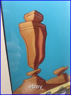 Chuck Jones Wile E Coyote Roadrunner Signed LE 96/201 Animation Cel Cell COA