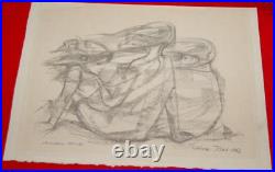 Chuck Jones signed 6 Life Art Drawings Collectables + 6 PSA certs Ltd. Rare