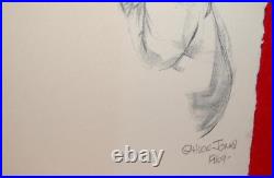 Chuck Jones signed 6 Life Art Drawings Collectables + 6 PSA certs Ltd. Rare