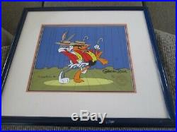 Chuck Jones signed Bugs Bunny & Daffy Duck Encore limited edition cel 1985