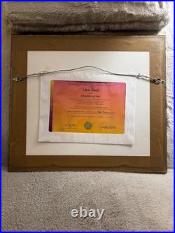 Chuck Jones signed Chariots of Fur Signed Ltd Ed Animation Cel #462/500 withCOA