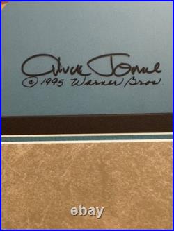 Chuck Jones signed Chariots of Fur Signed Ltd Ed Animation Cel #462/500 withCOA